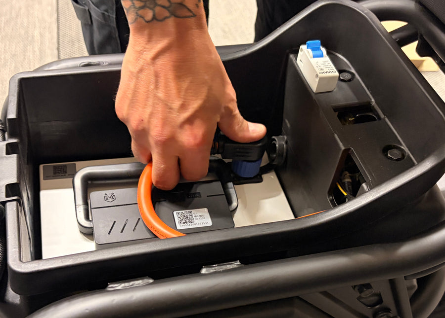 Connect the battery