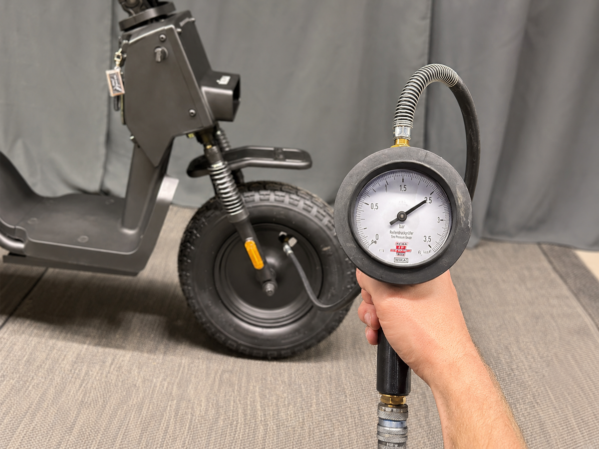 Pump the tires
